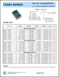 Click here to download FDD03-1212D5A Datasheet