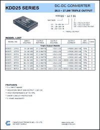Click here to download KDD25-12T01 Datasheet