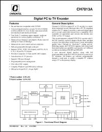 Click here to download CH7013A-T Datasheet