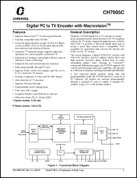 Click here to download CH7005C-T Datasheet