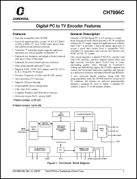Click here to download CH7006C-T Datasheet