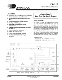 Click here to download CS4235-JQ Datasheet