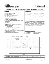 Click here to download CDB4341A Datasheet