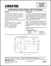 Click here to download CS4220-KS Datasheet