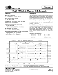 Click here to download CDB4362 Datasheet