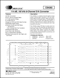 Click here to download CS4383-KQ Datasheet