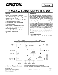 Click here to download CS5181-BL Datasheet