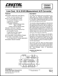 Click here to download CS5501-BS Datasheet