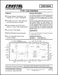 Click here to download CS61304A-IL1 Datasheet
