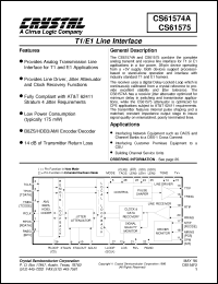 Click here to download CS61574A-IP1 Datasheet