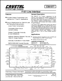 Click here to download CS61577-IL1 Datasheet