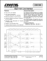 Click here to download CS61583-IL5 Datasheet