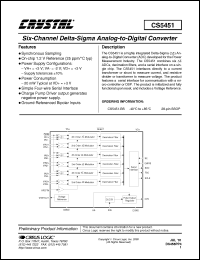 Click here to download CS5451 Datasheet