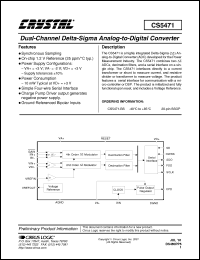 Click here to download CS5471-BS Datasheet