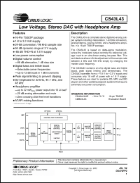 Click here to download CDB43L43 Datasheet