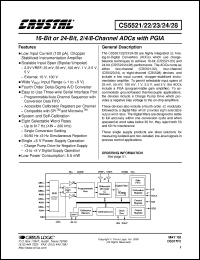 Click here to download CS5521-AS Datasheet