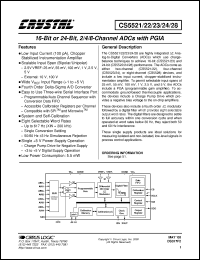 Click here to download CS5524-AP Datasheet