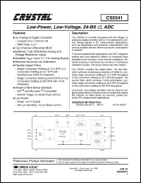 Click here to download CS5541-BS Datasheet