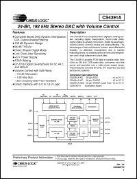 Click here to download CS4391A Datasheet