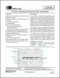 Click here to download CS4385-CQZ Datasheet