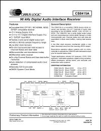 Click here to download CDB8415A Datasheet