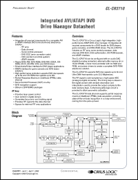 Click here to download CL-CR3710 Datasheet