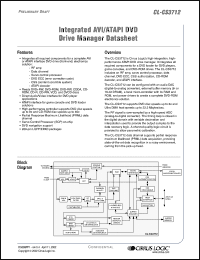 Click here to download CL-CS3712 Datasheet