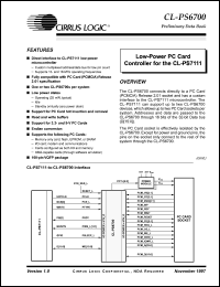 Click here to download CL-PS6700 Datasheet