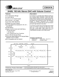 Click here to download CS4341A Datasheet