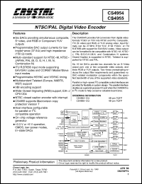 Click here to download CS4955 Datasheet