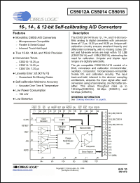 Click here to download CS5012A-BL7Z Datasheet