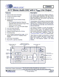 Click here to download CS4353-CNZ Datasheet