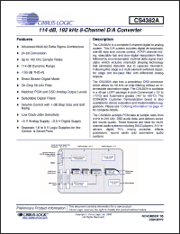 Click here to download CDB4382A Datasheet