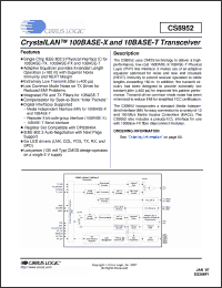 Click here to download CS8952-CQZ Datasheet