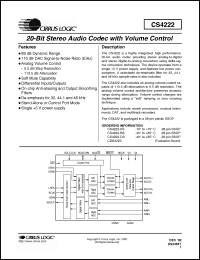 Click here to download CS4222-BS Datasheet