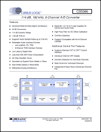 Click here to download CS5366_08 Datasheet