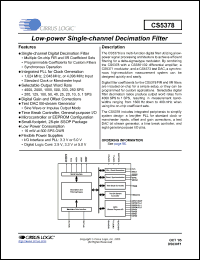 Click here to download CS5378-IS Datasheet