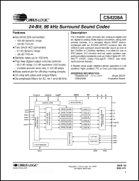 Click here to download CS4228A_03 Datasheet