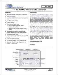 Click here to download CS4365-EQZR Datasheet