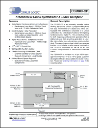 Click here to download CS2000-CP-CZZR Datasheet