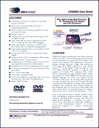 Click here to download CS98200-IB Datasheet