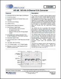 Click here to download CS4384-CQZ Datasheet