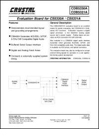 Click here to download CDB5331A Datasheet