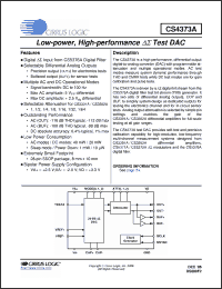 Click here to download CS4373A Datasheet