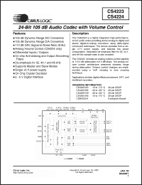 Click here to download CS4223-DS Datasheet
