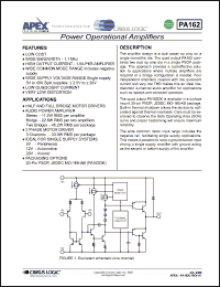 Click here to download PA162 Datasheet