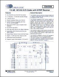 Click here to download CS42526_05 Datasheet