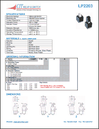 Click here to download LP2203F180NZAC012 Datasheet