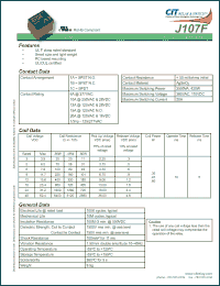 Click here to download J107F1CS1512VDC Datasheet
