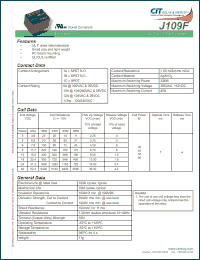 Click here to download J109F1CS126VDC Datasheet